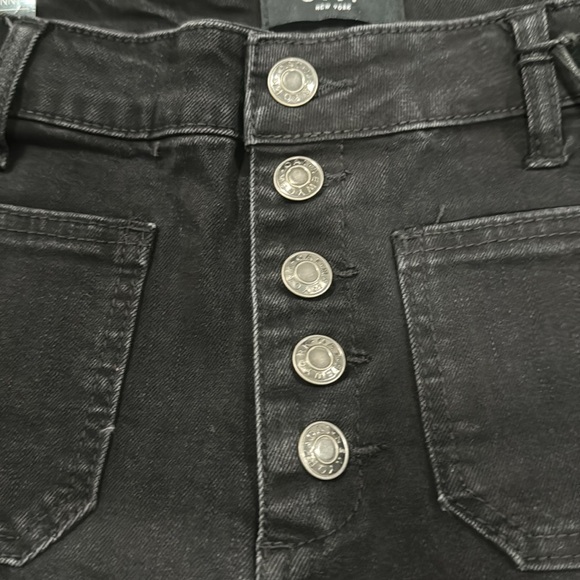 O A T New York high-rise sailor, skinny black jeans, size 29 new with tag - Picture 5 of 8